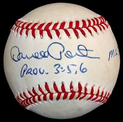 Darrell Porter Autographed Baseball - Powers Sports Memorabilia