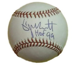 George Brett dédicacé Temple de la renommée Baseball – Powers Sports Memorabilia