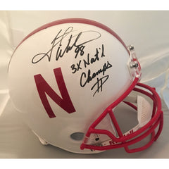 Grant Wistrom Signed Nebraska Helmet - Powers Sports Memorabilia