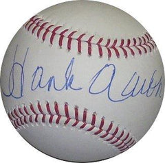 Hank Aaron Autographed Baseball - Powers Sports Memorabilia