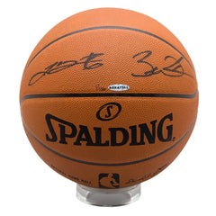 lebron james dwyane wade signed basketball