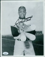 willie mays autographed photo