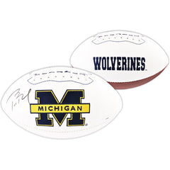 tom brady autographed michigan football