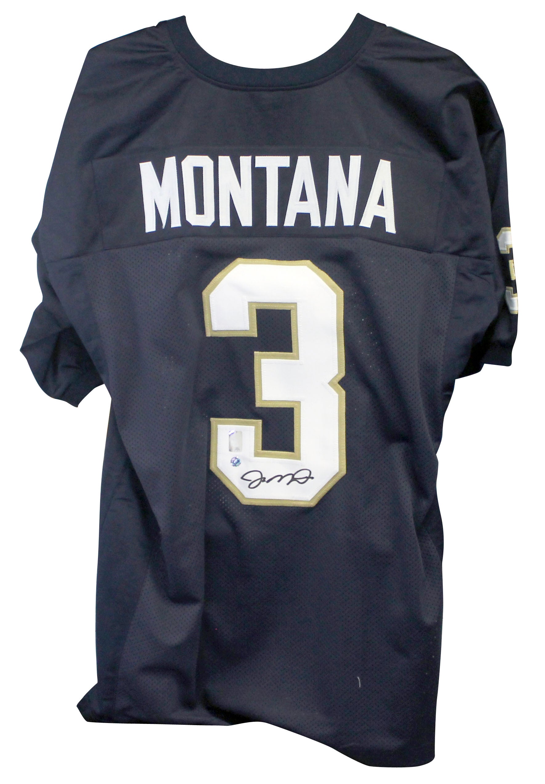 joe montana autographed notre dame jersey