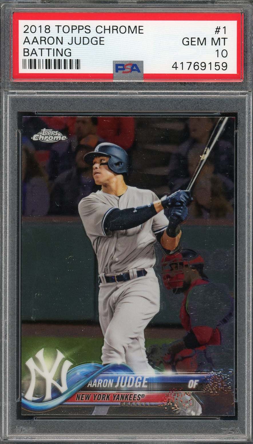 Aaron Judge 2022 Topps Now 62 Home Run Baseball Card #1012 Graded PSA 10