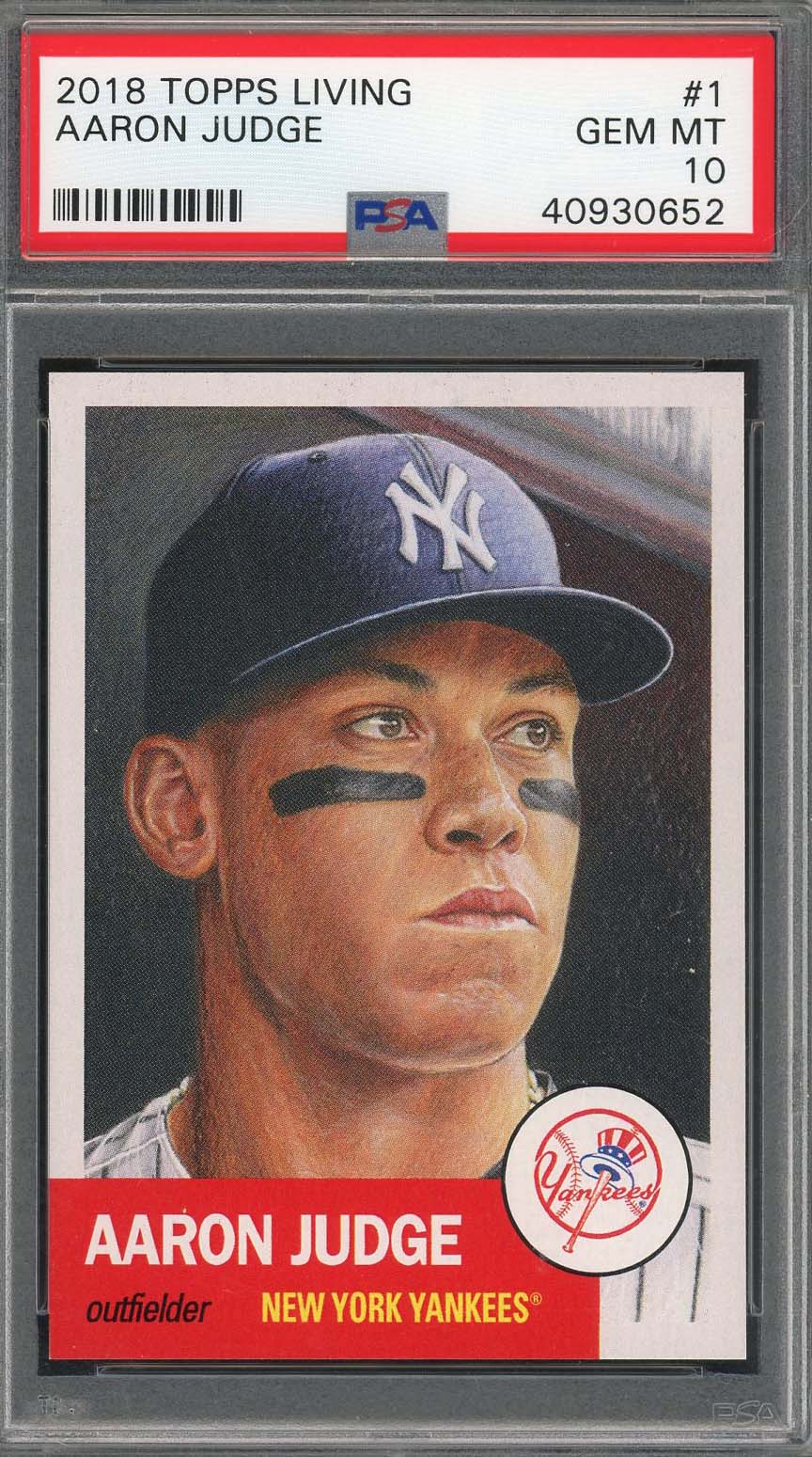 On-Card Auto # to 62 - Aaron Judge - 2022 MLB TOPPS NOW