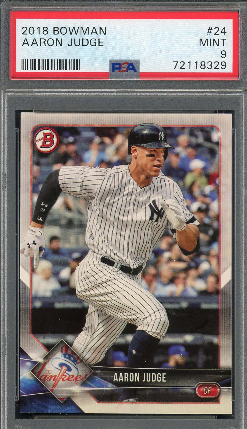 Aaron Judge 2022 Topps Now 62 Home Run Baseball Card #1012 Graded PSA 10