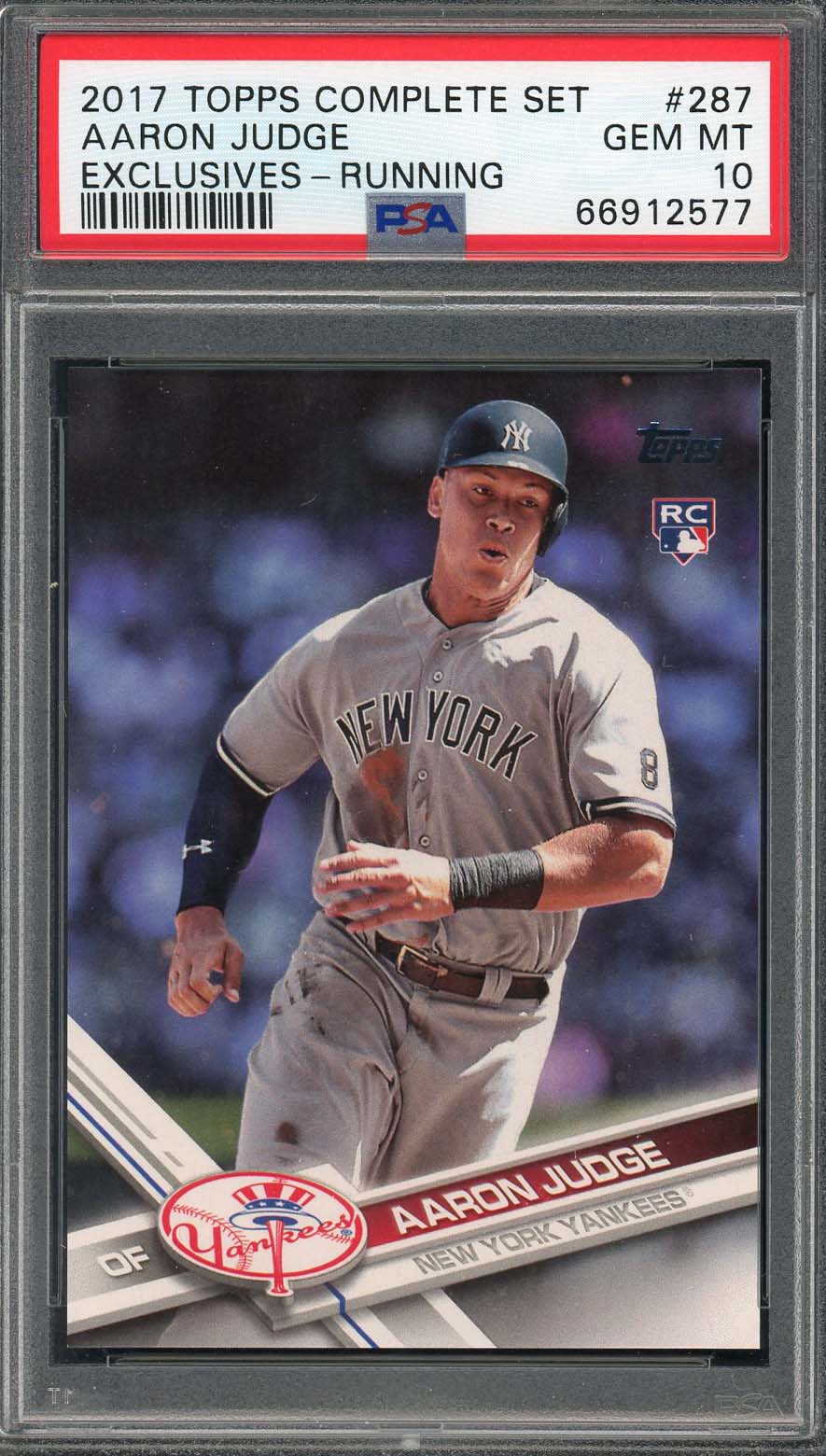 2017 Topps Opening Day Baseball #147 Aaron Judge Rookie Card