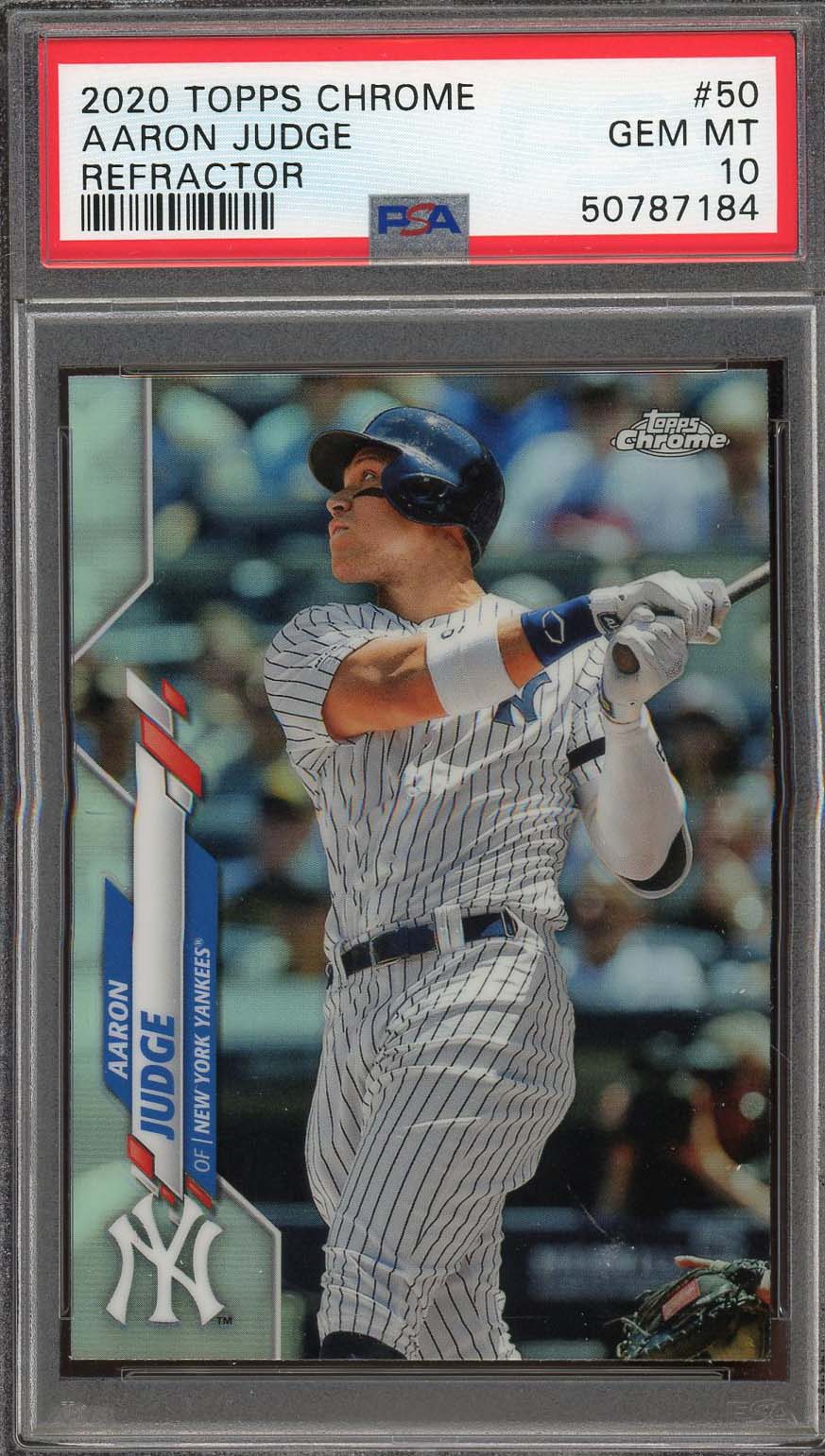 Aaron Judge Refractor 2018 Topps Chrome Update #IA-AJ Yankees, ROY! –