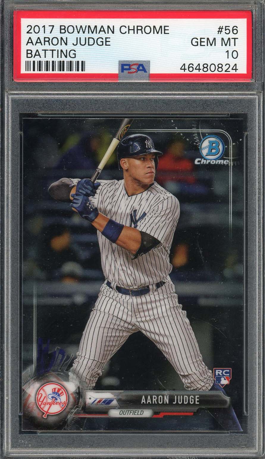 Aaron Judge 2017 Topps Opening Day Baseball Rookie Card RC #147 Graded PSA  10