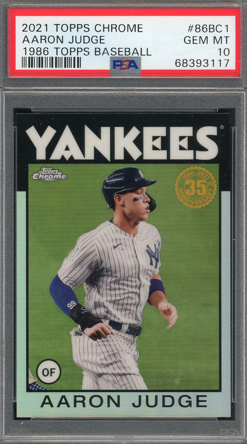 Aaron Judge 2022 Topps Now 62 Home Run Baseball Card #1012 Graded PSA