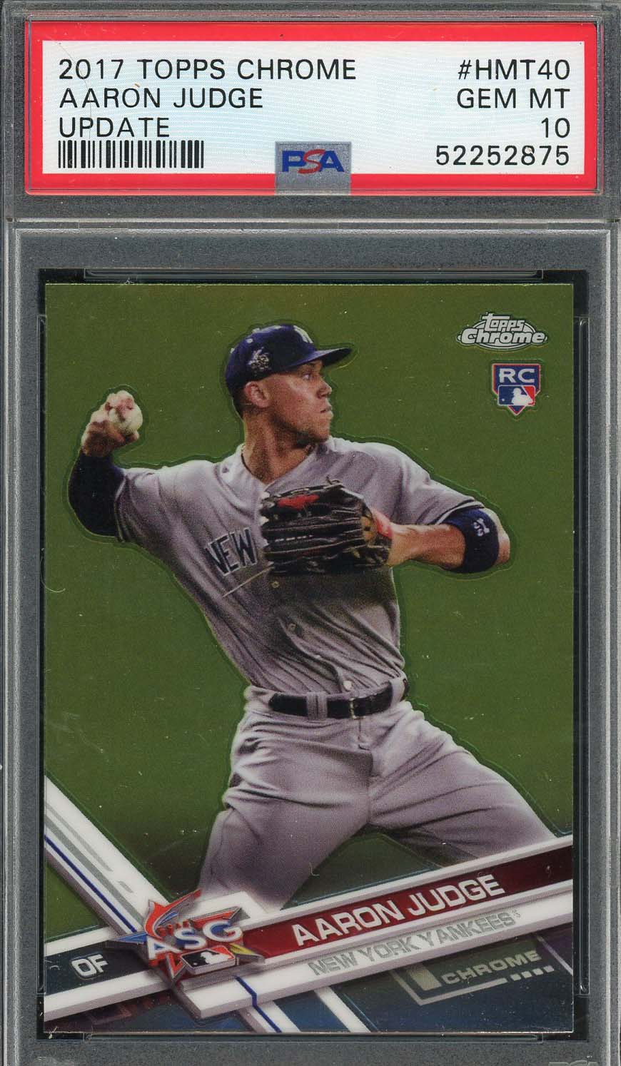 2021 Topps Chrome Update Series Aaron Judge All Star Game