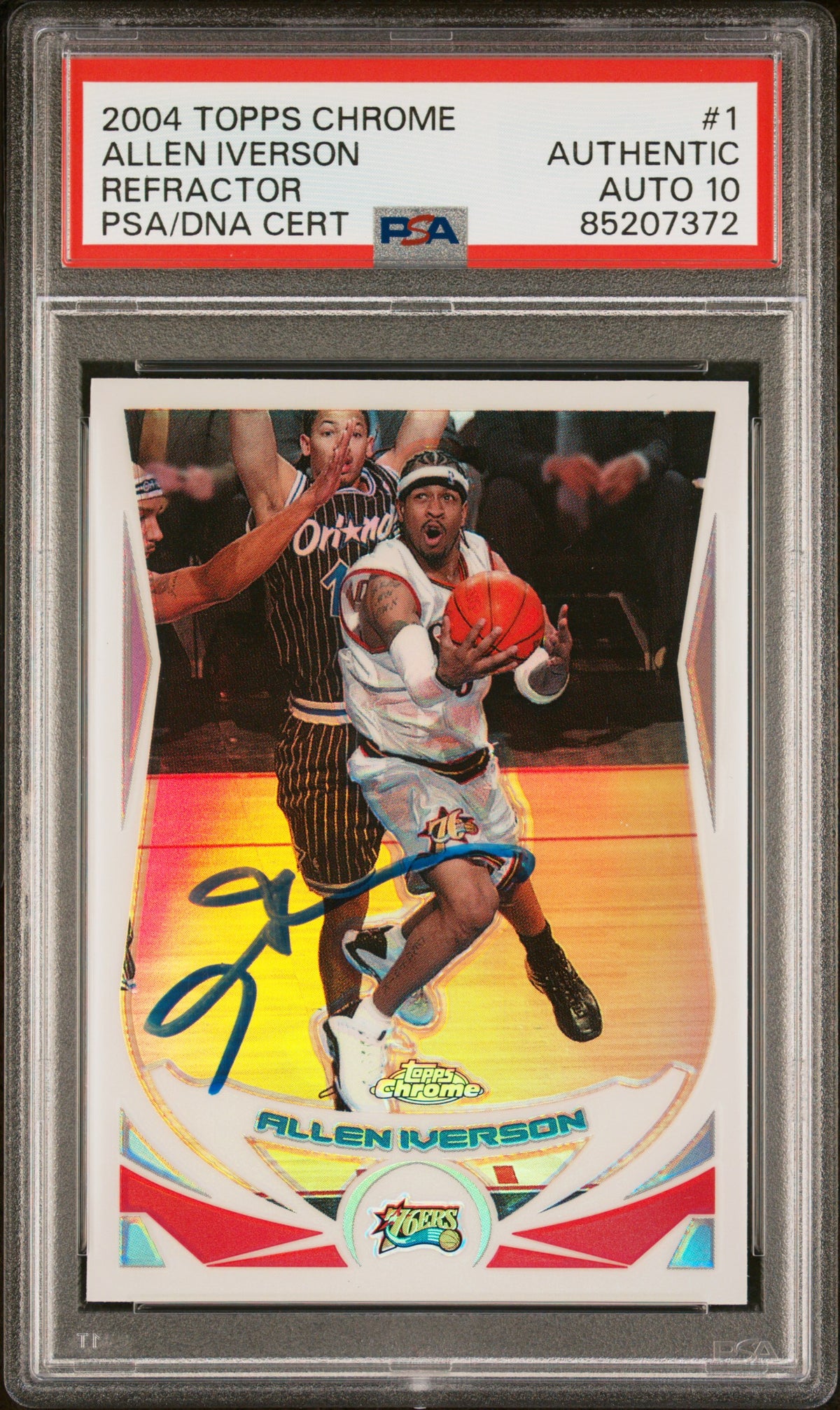 CSG's First Card Graded Is a Phenomenal Topps Chrome Refractor