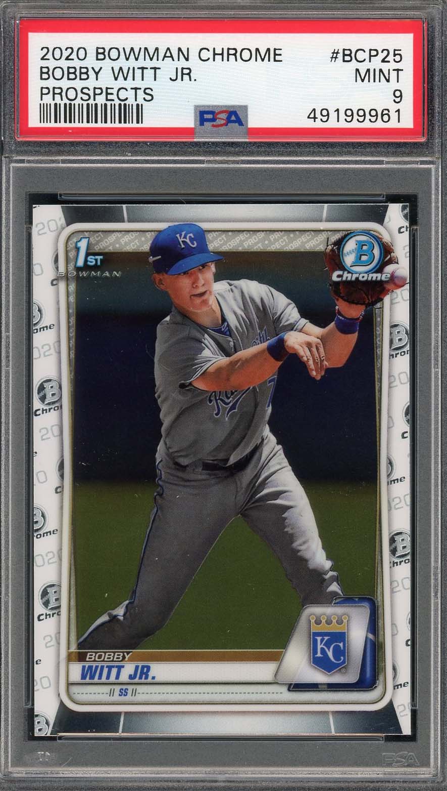 Jeremy Pena Signed 2020 Bowman Prospects #BP61 RC (PSA)