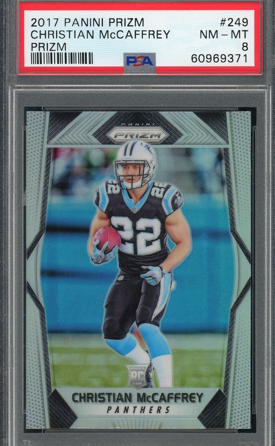 Christian McCaffrey 2017 Panini Prizm Rookie Silver #249 - 2017 - US