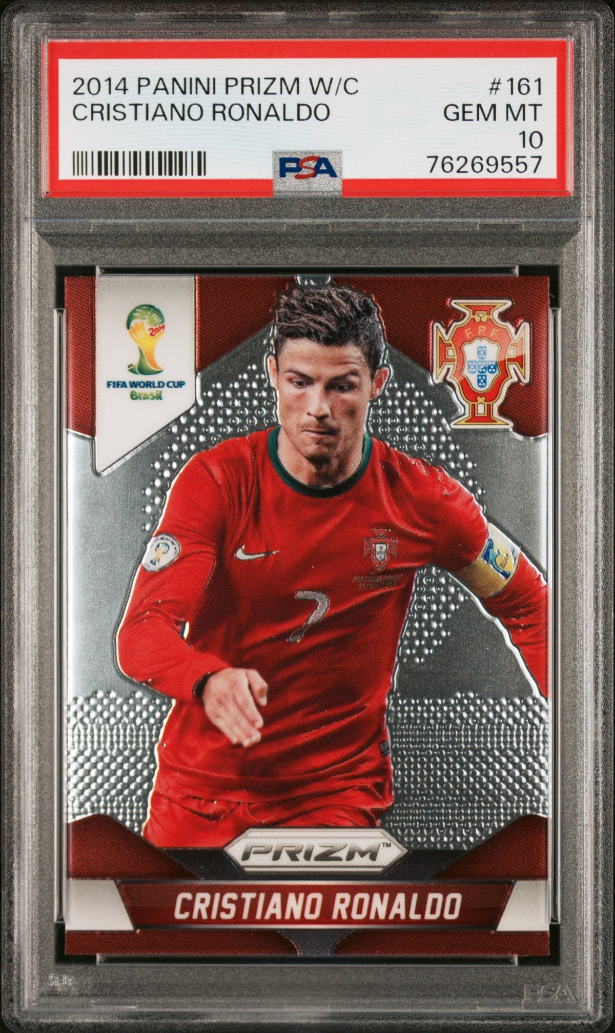 2016 Panini Select Soccer Portugal Cristiano Ronaldo 1 PSA 9 Mint 