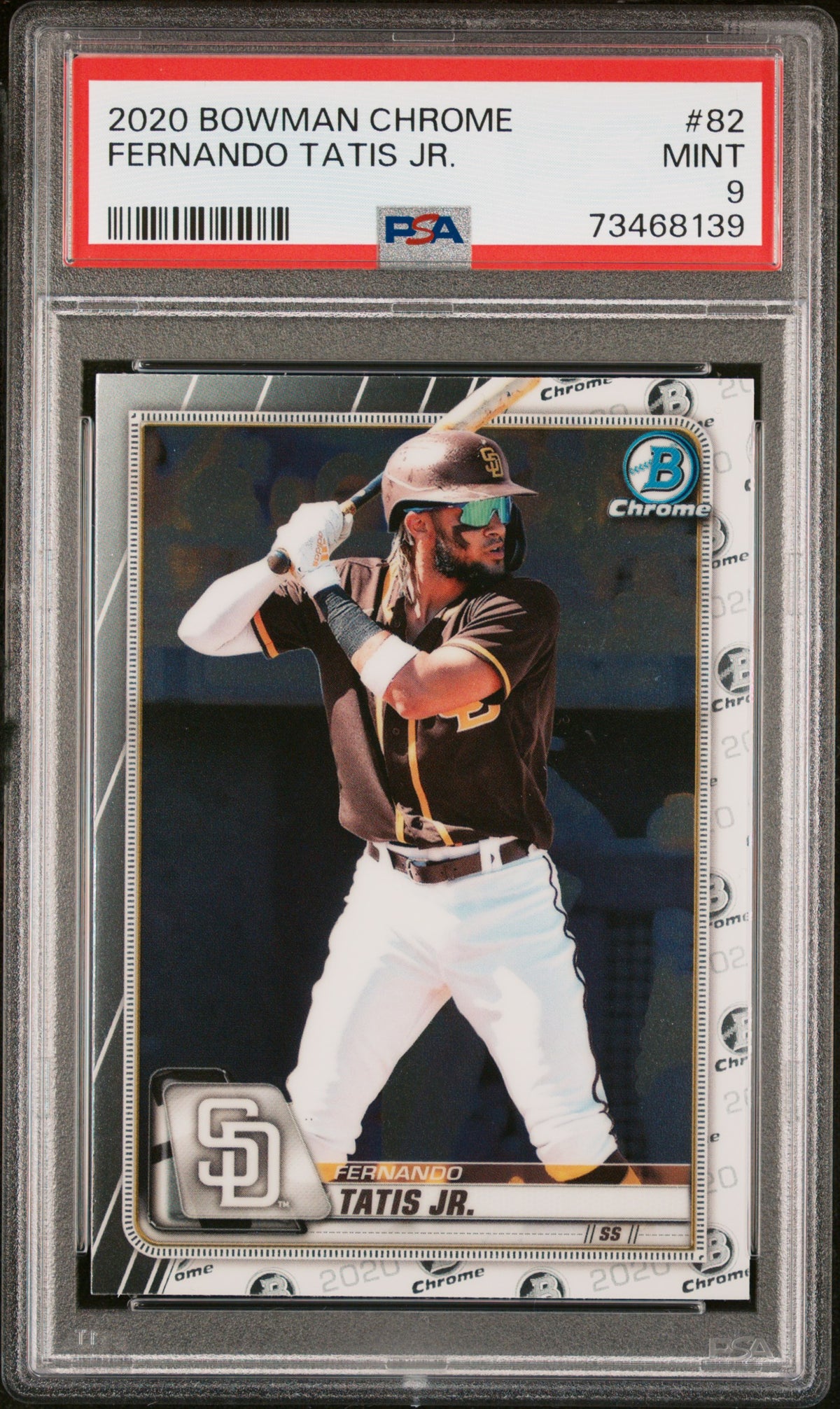 Fernando Tatis Jr 2020 Topps Chrome Baseball Card #84 Graded PSA 10 GE