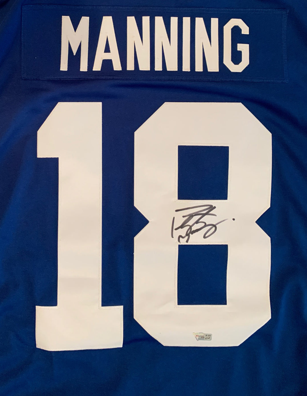 peyton manning signed jersey