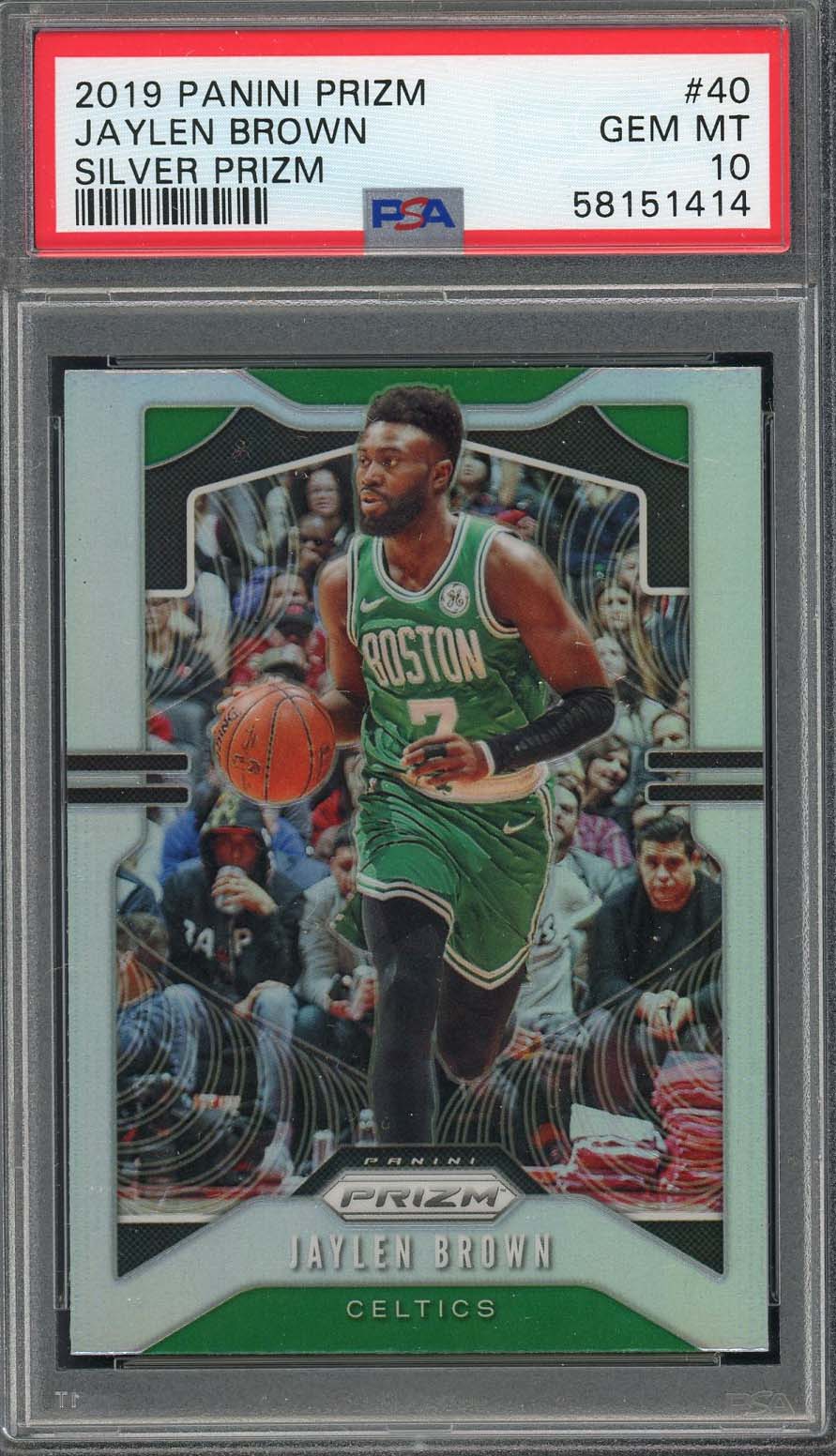 Jaylen Brown 2016 Panini Hoops Rookie Card RC #263 Graded PSA 10