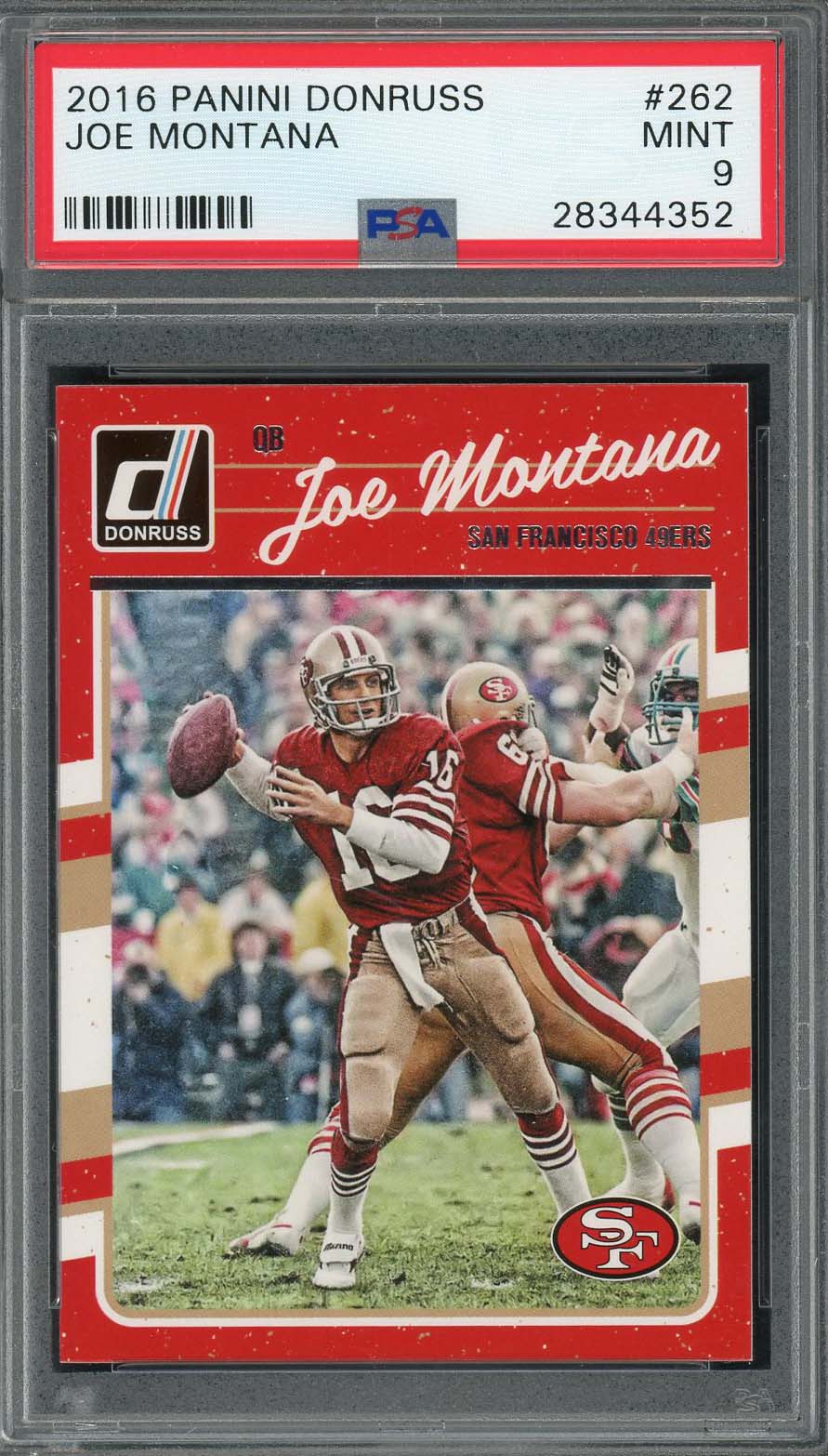 1990 FLEER SUPERBOWL MVP'S CARD #397 - JOE MONTANA & JERRY RICE - PSA 9 MINT