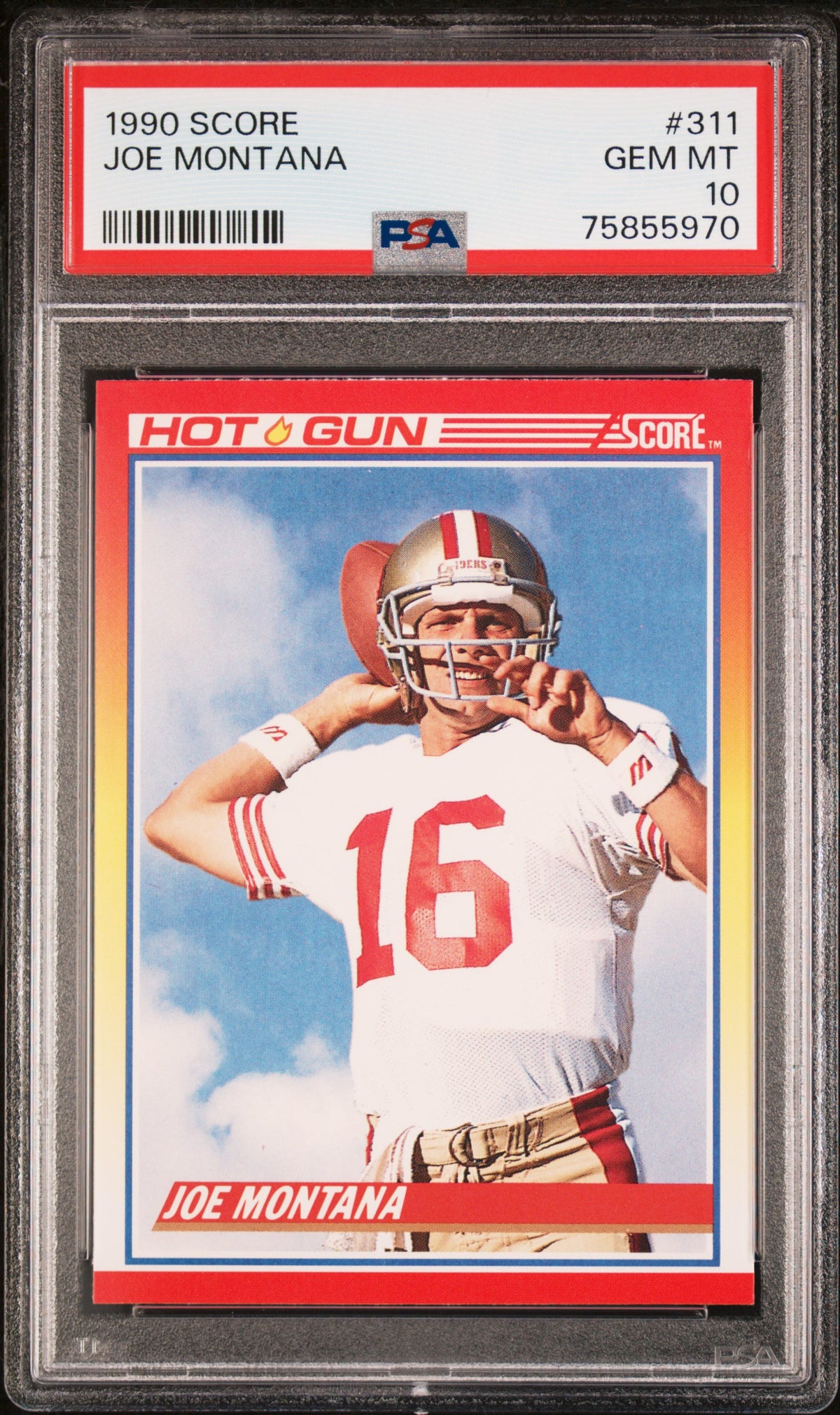 Mavin  1991 Upper Deck Joe Montana Jerry Rice Aerial Threats #35 HOF MVP  PSA 7 SF 49'er