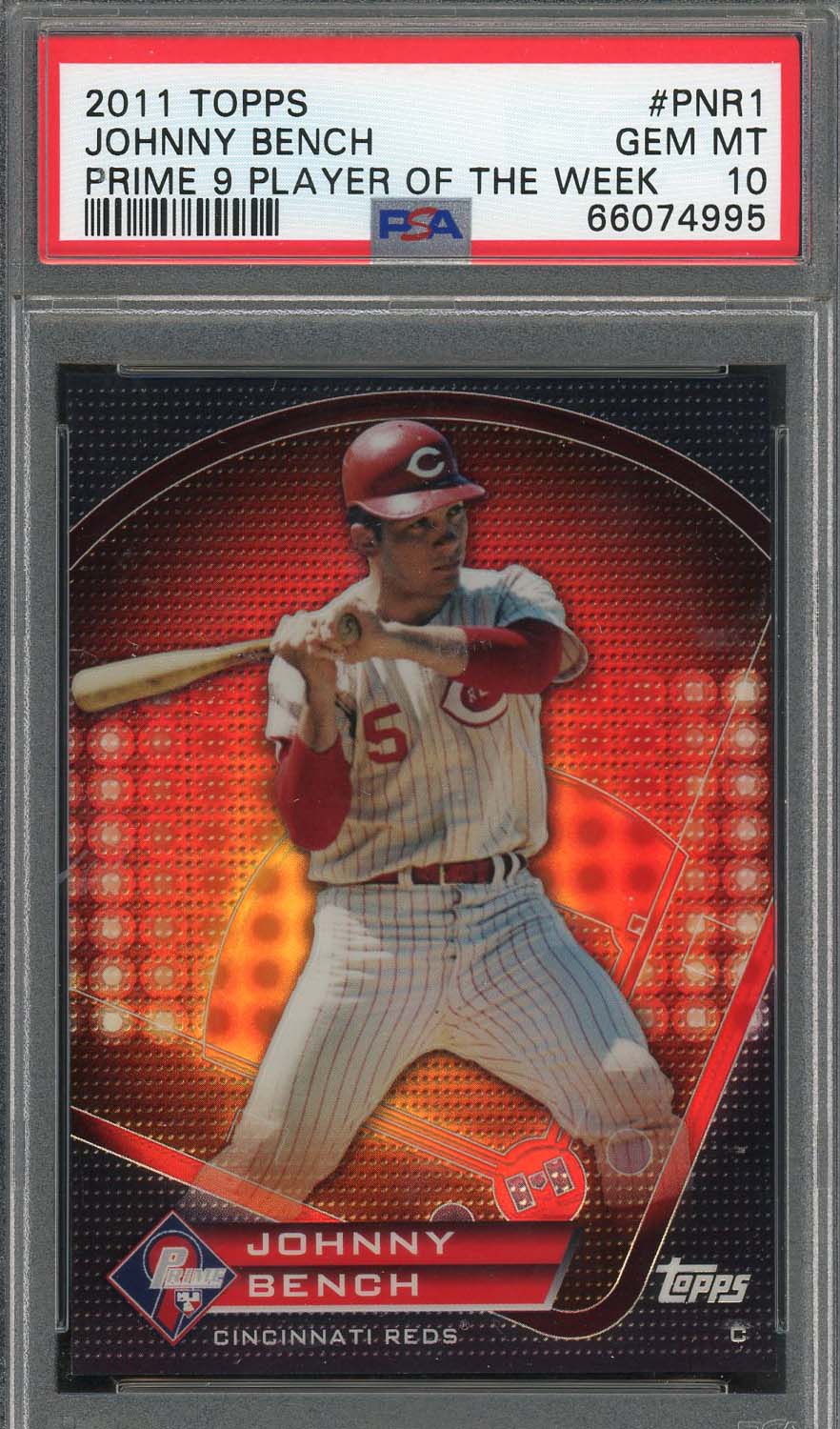 Albert Pujols 2011 Topps Prime 9 Baseball Card #PNR2 Graded PSA 10