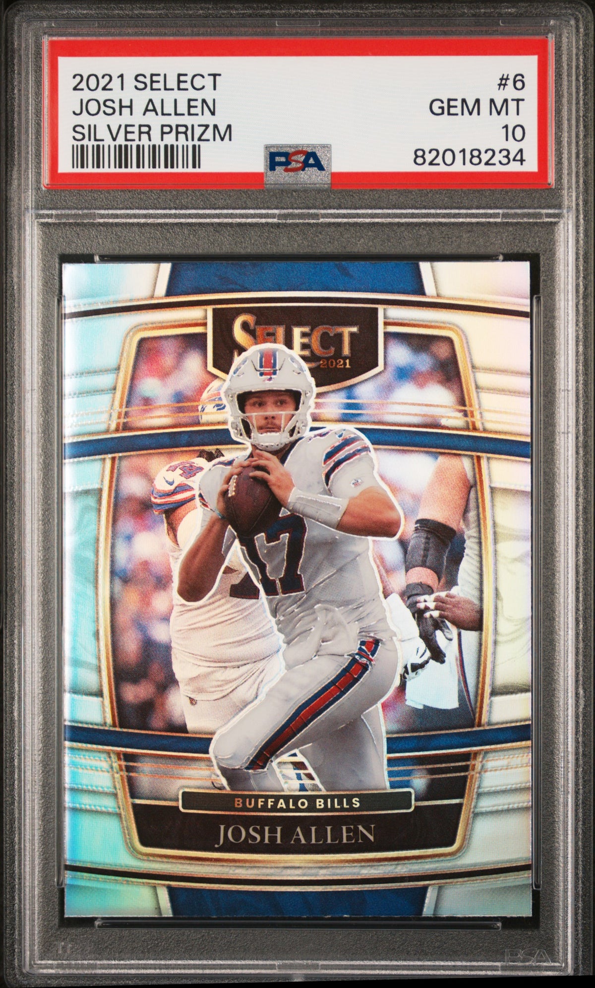 Josh Allen 2018 Panini Select Silver Prizm Rookie Card RC #RS6 Graded