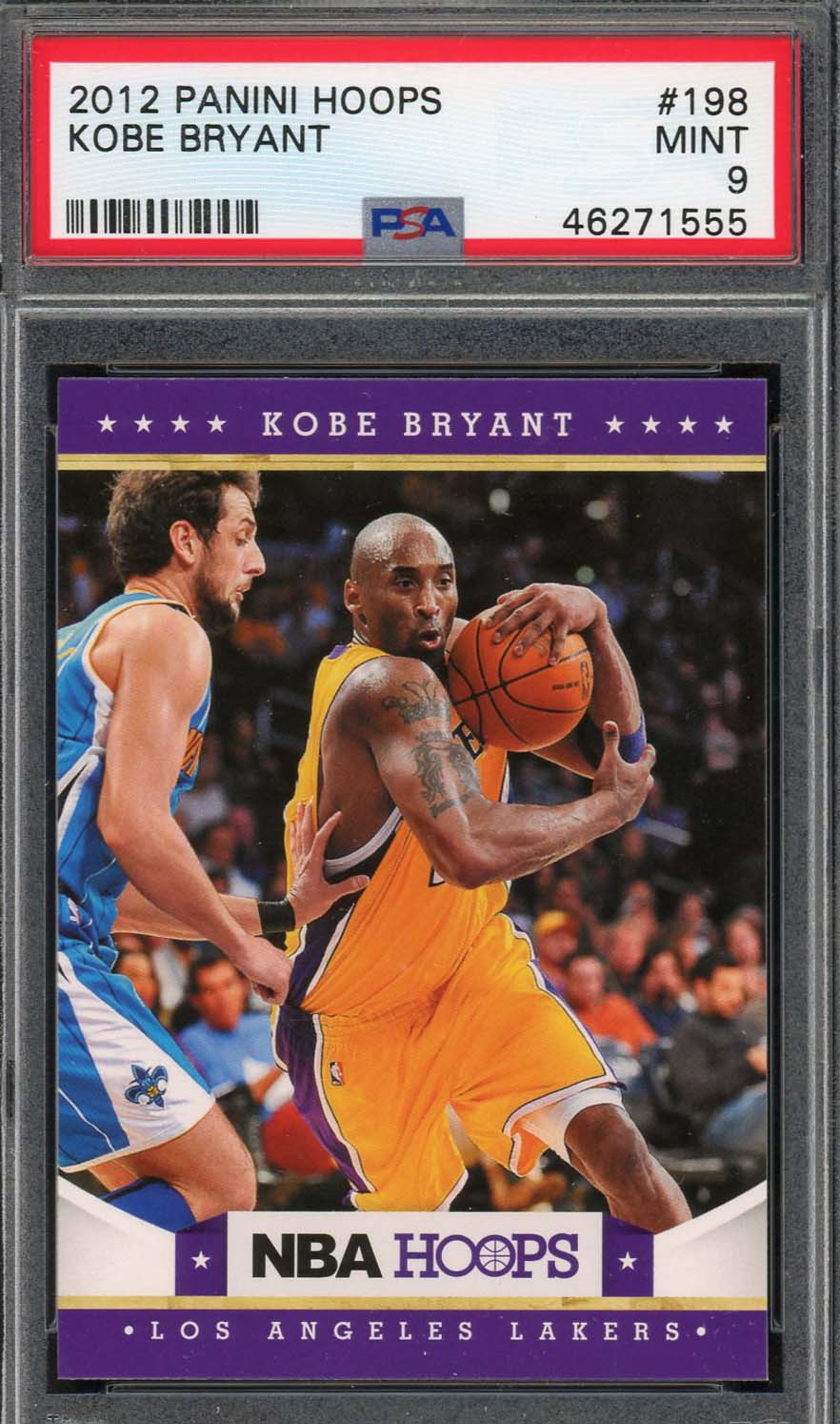 Kobe Bryant 2013 Panini Select Basketball Card #33 Graded PSA 9