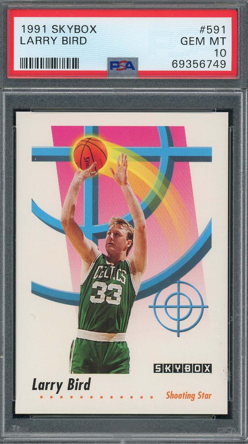 Larry Bird 1991 Upper Deck Basketball Card #77 Graded PSA 10