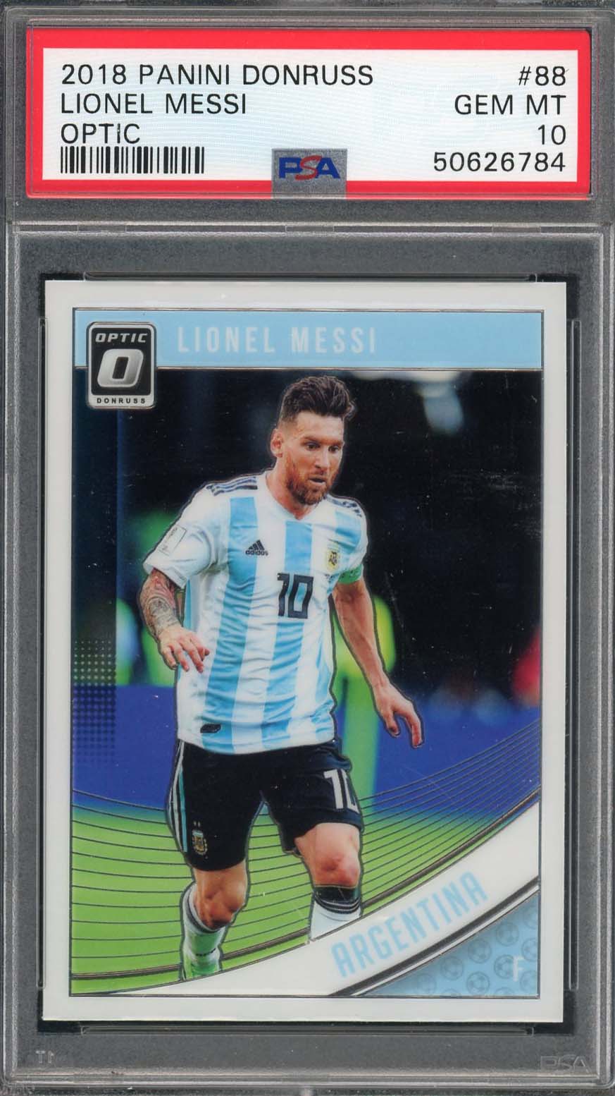 Lionel Messi 2021-22 Panini Donruss Qatar Carte de Coupe du Monde #1 C