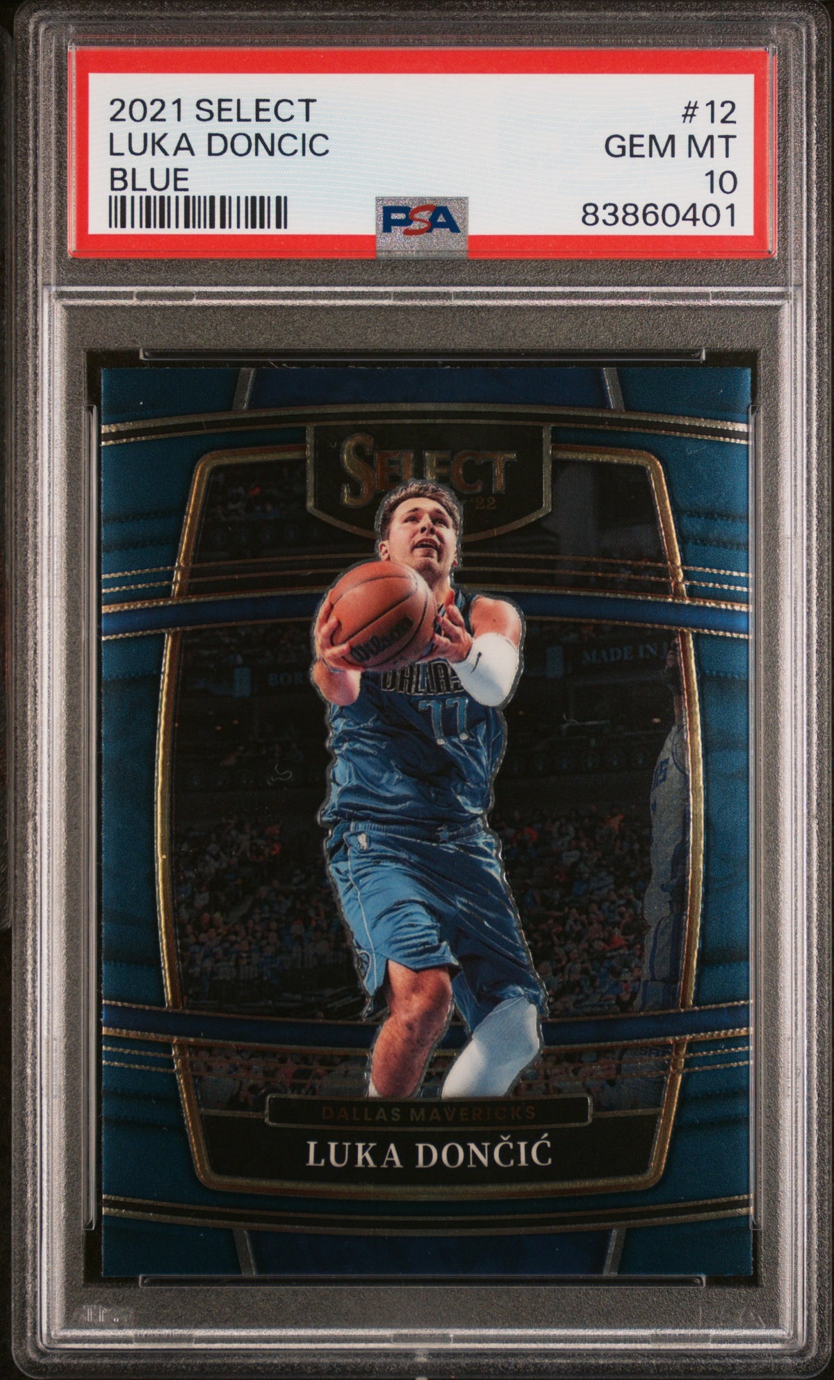 Luka Doncic 2020 Panini Mosaic Basketball Card #47 Graded PSA 10