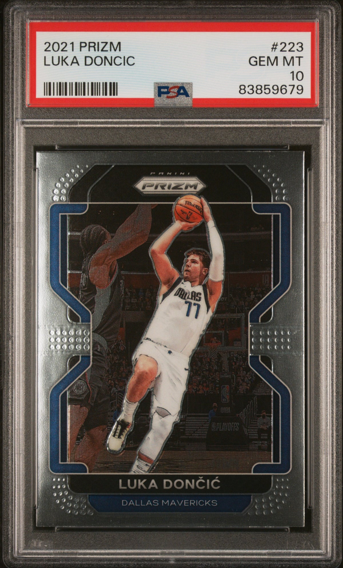 Luka Doncic 2020 Panini Mosaic Basketball Card #47 Graded PSA 10