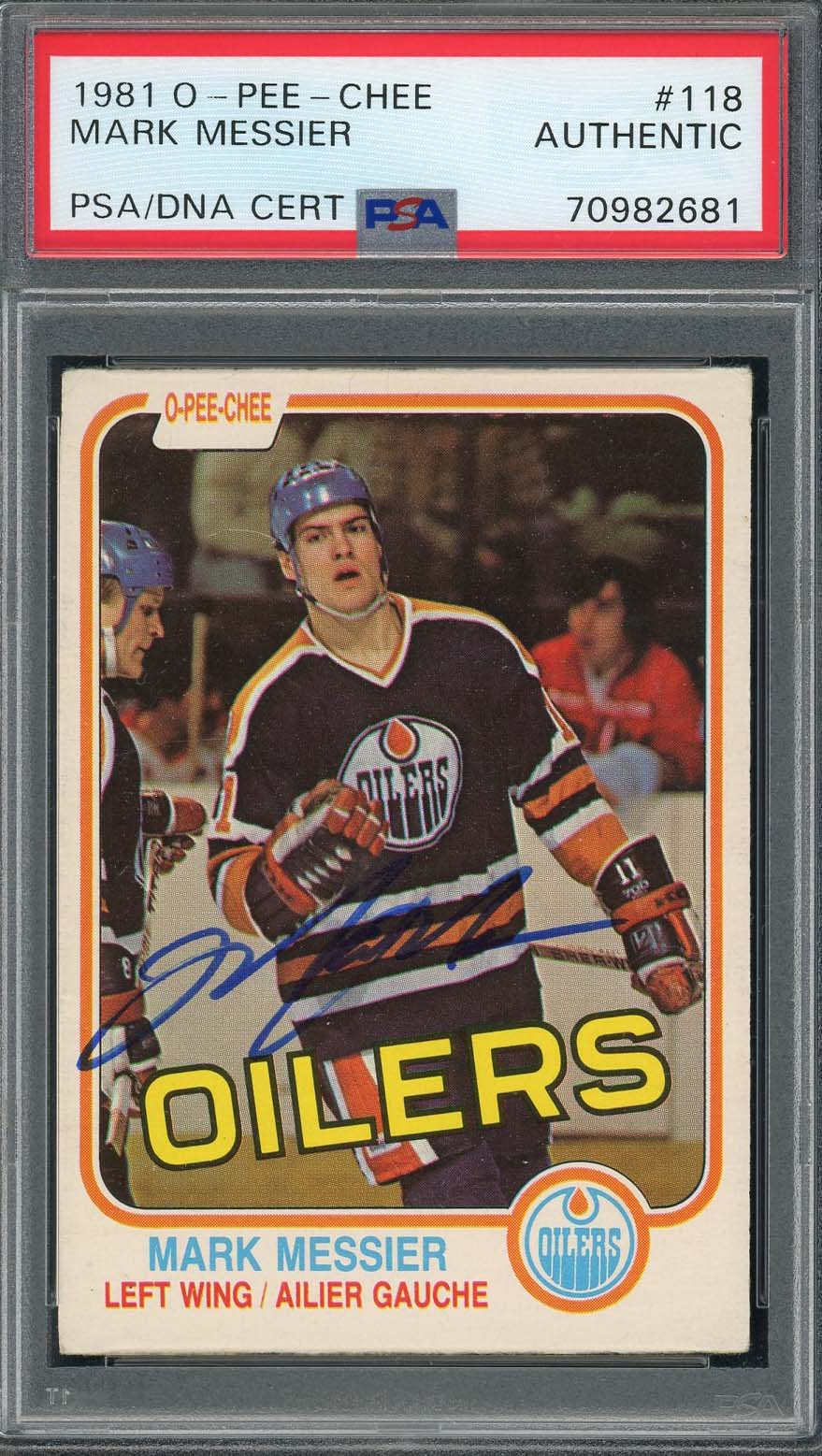 Bobby Orr Autographed 1970 Topps Hockey Signed Card #3 Auto PSA 10 683