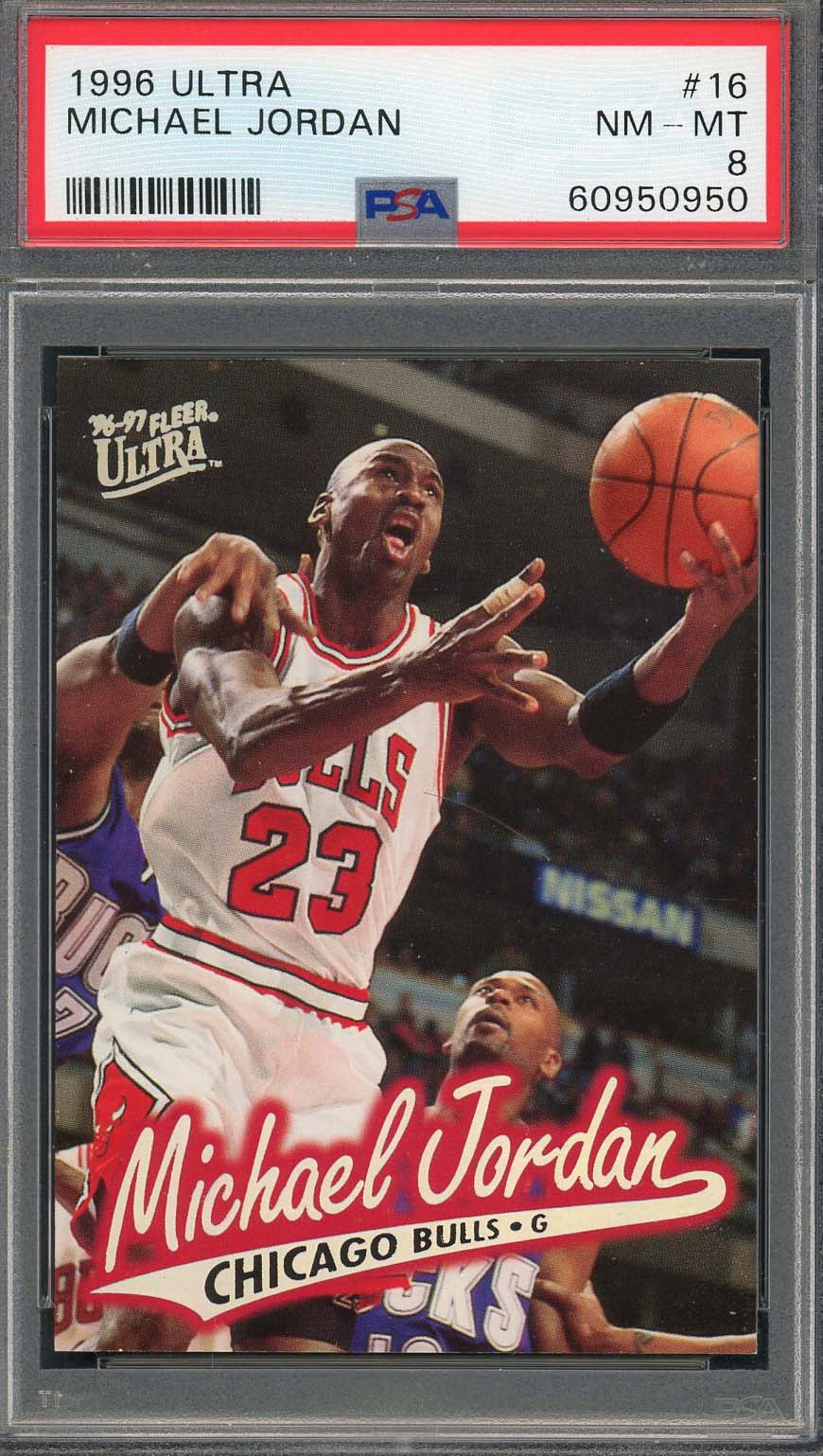 Michael Jordan 1998 Fleer Ultra Basketball Card #85 Graded PSA 10