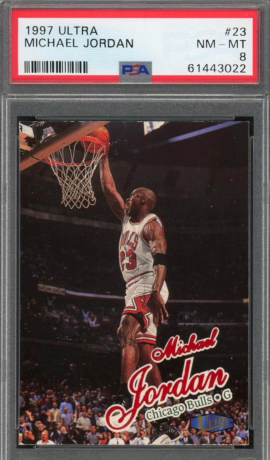 Michael Jordan 1998 Fleer Ultra Basketball Card #85 Graded PSA 10