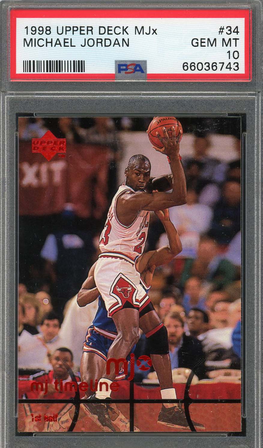 新しいスタイル 1998レア/100枚限定PSA MICHAEL LIVE MJx JORDAN 