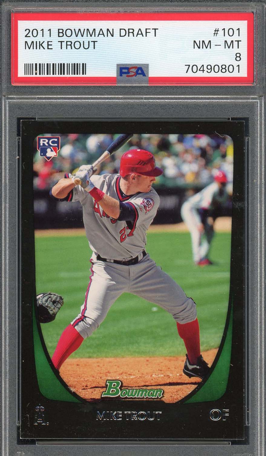 Yadier Molina 2004 Bowman Baseball Rookie Card RC #301 Graded PSA 7