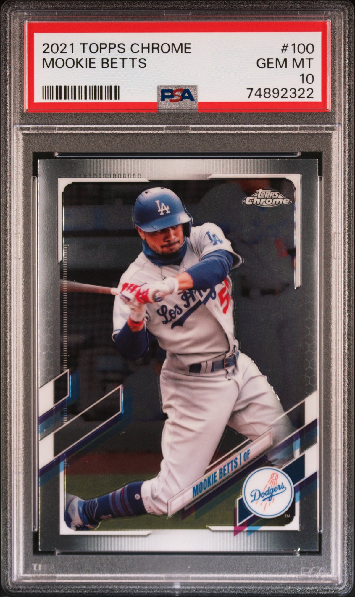 Mookie Betts 2014 Topps Update #US301 RC (PSA 9)