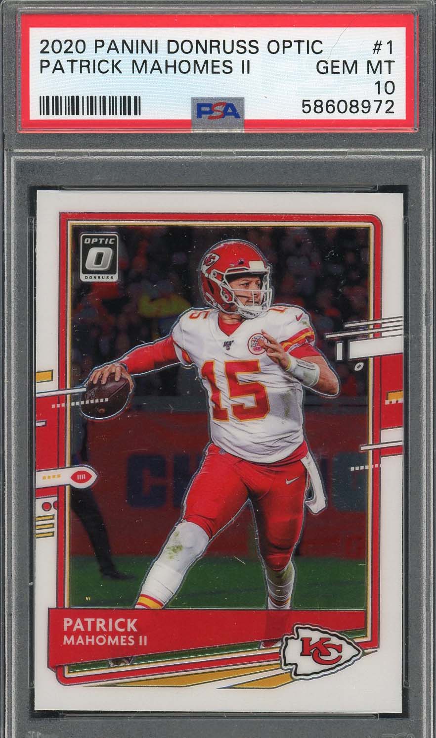 Madden NFL 2019 PS4 Patrick Mahomes CGC 9.0