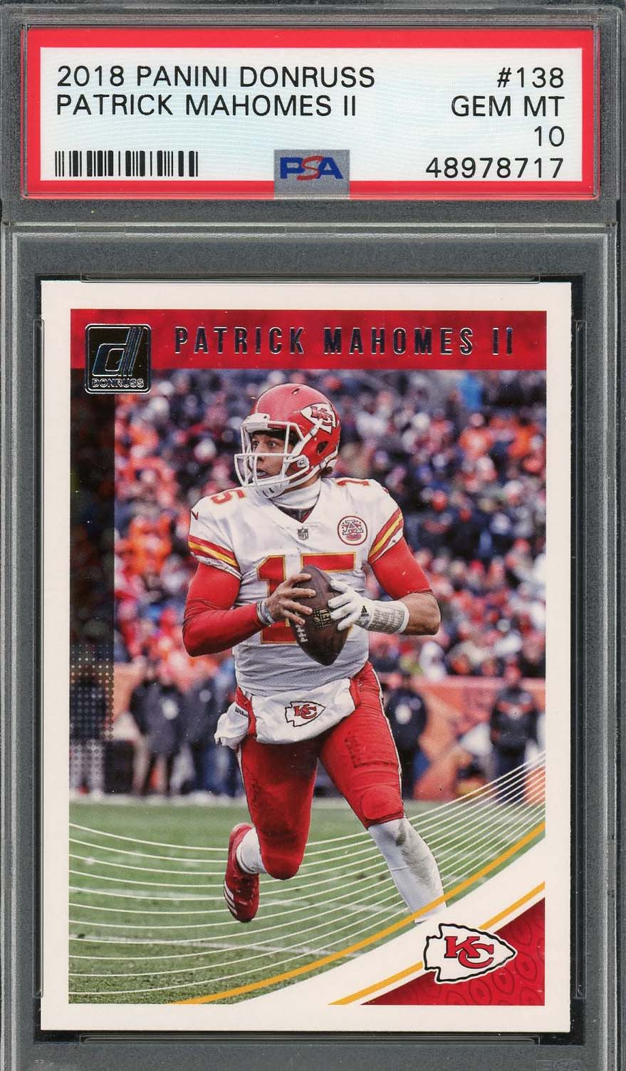 Patrick Mahomes 2020 Panini Prizm Red Ice Football Card #124 Graded PSA 9  MINT at 's Sports Collectibles Store