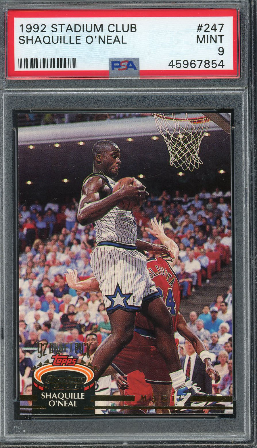 シャキール オニール 1992 トップス バスケットボール ルーキー カード 