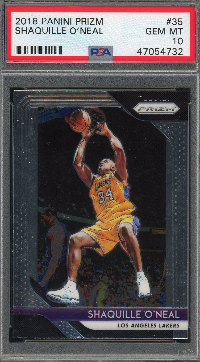 Shaquille O'Neal 2014 Panini Prizm Basketball Card #228 Graded PSA 10