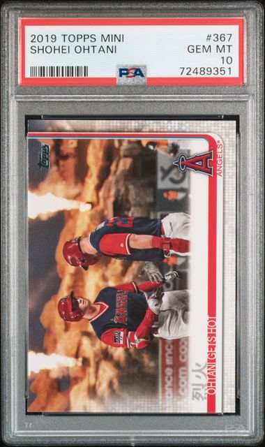 Shohei Ohtani 2023 Topps Baseball Card #17 Graded PSA 10