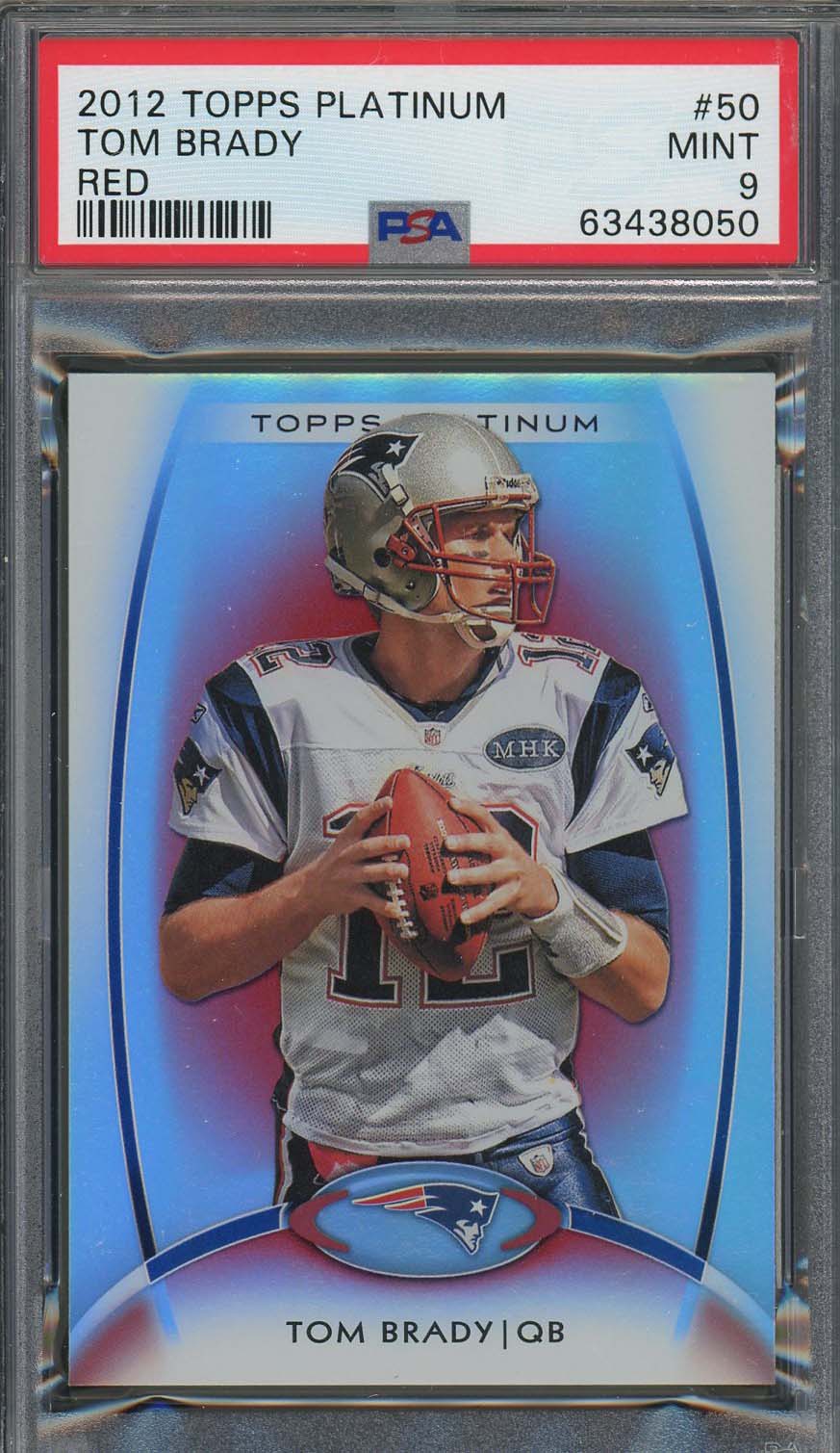  Tom Brady 2012 Topps White Jersey Football Card #440