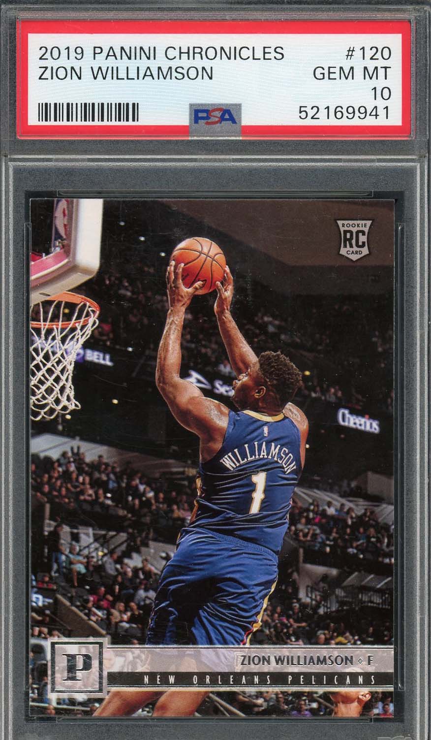 Zion Williamson 2019 Panini Chronicles Basketball Rookie