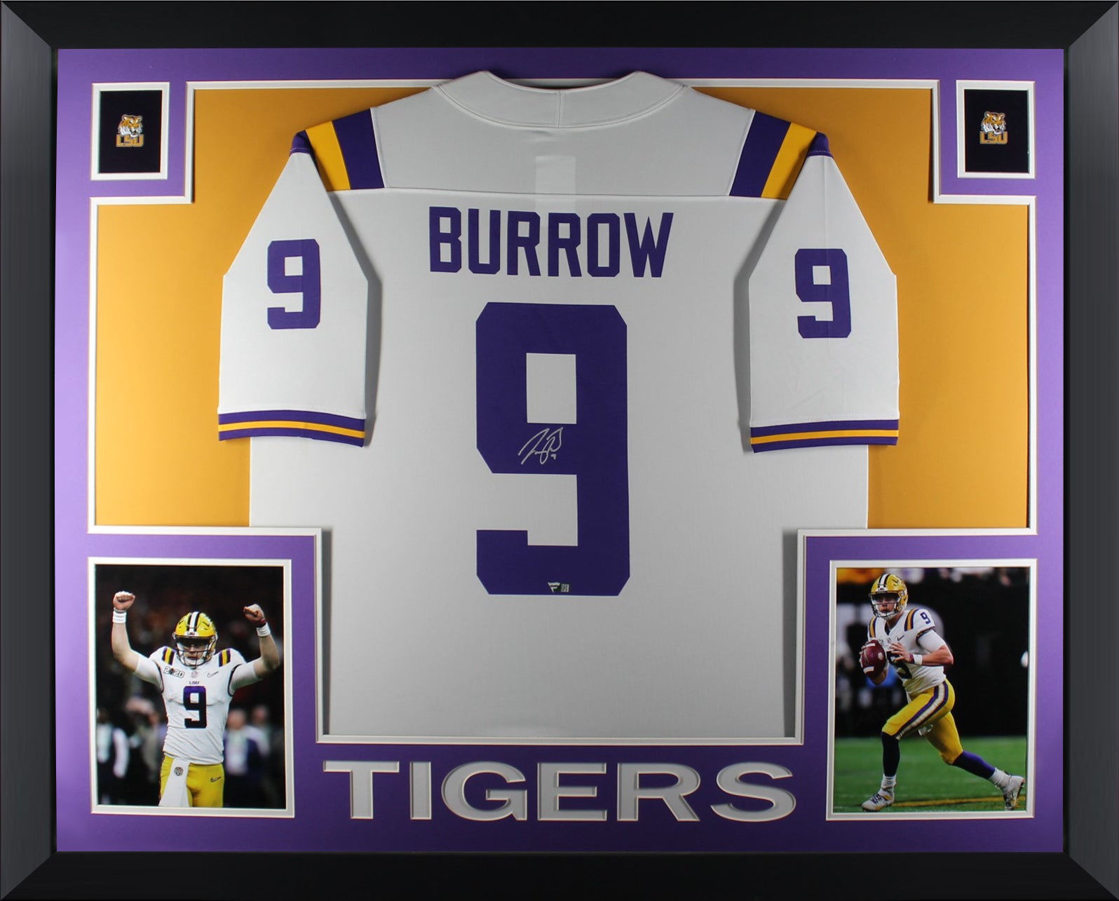 Joe Burrow Autographed LSU Tigers White Nike Game Jersey-Fanatics