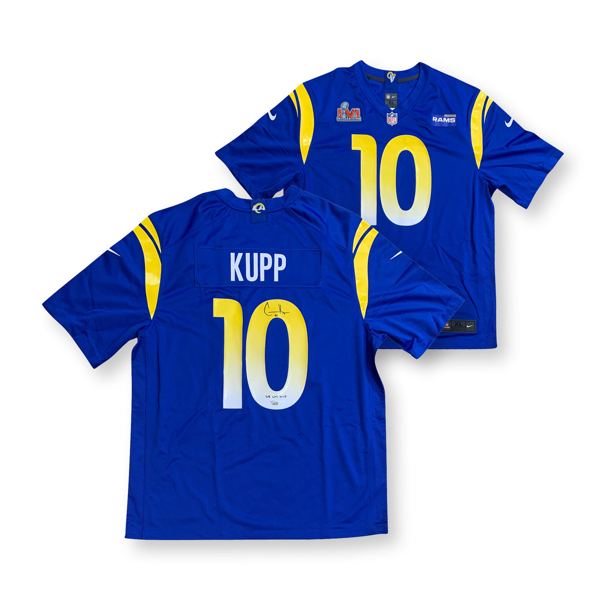 Rams LE Custom Framed Nike Jersey Signed By (6) with Matthew Stafford, Cooper  Kupp, Odell Beckham Jr., Aaron Donald (Fanatics)