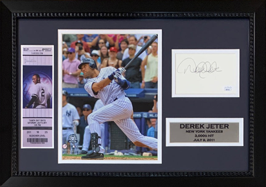 Derek Jeter JSA Coa Signed Early 8x10 Photo Autograph Yankees at