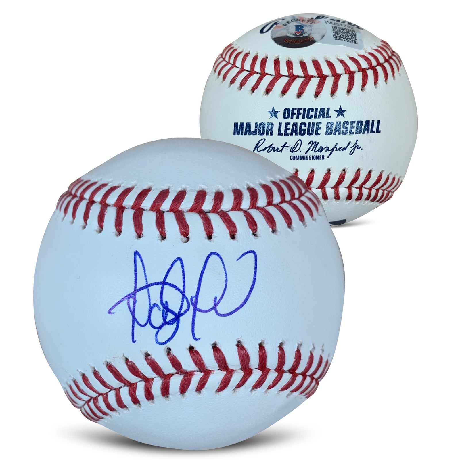 At Auction: Cole Hamels autographed 2015 no-hitter game used baseball.