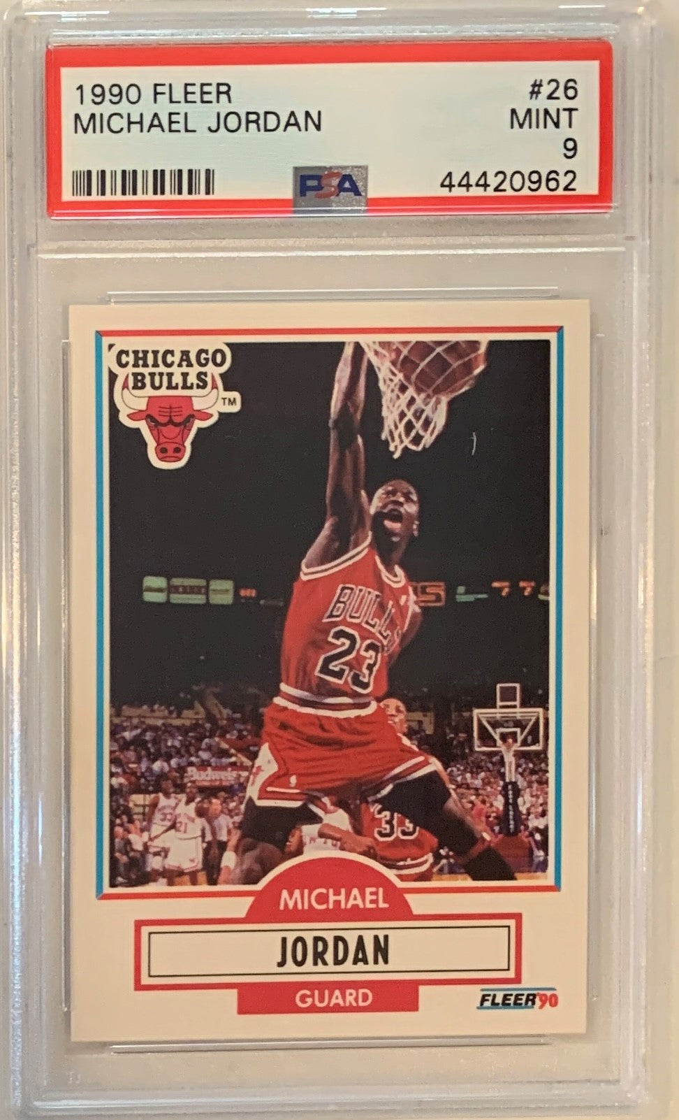 Michael Jordan 1993 Fleer League Leader #224 PSA 9 Mint - Sports Card King